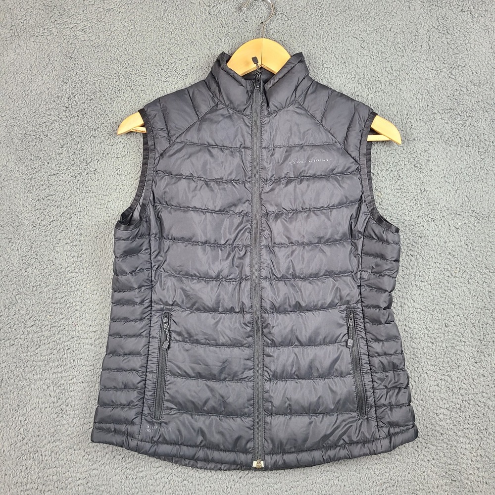 Eddie Bauer First Ascent Stormdown 800 Vest Womens PS Puffer Quilted Full Zip